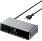 Anker Docking Station Anker Prime 14-in-1, Triple Display, 8K DisplayLink, 140 W, Ethernet, USB-C, USB-A, HDMI, Card reader SD+microSD, compatibil cu Windows MacOS (Gri) (A83B33A1)