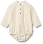 Wheat bébi pamut rugdalózó - fehér 68