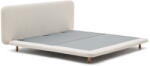 Kave Home Bézs kárpitozott franciaágy 180x200 cm Odum - Kave Home