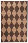 Flair Rugs Barna-natúr színű kézi szövésű jutakeverék szőnyeg 120x170 cm Effie Diamond - Flair Rugs