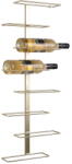 PT LIVING Aranyszínű fali fém bortartó polcos állvány, palackok száma 8 Float - PT LIVING