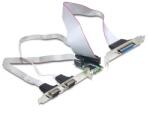 Delock 2xSoros 1xPárhuzamos port bővítő kártya mini PCIe (95232) (95232) - xupe