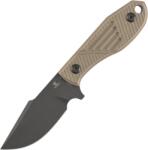 Tenable Knives Tenable Tiny Dancer Gray TiCn Coated D2 with Light Sand G10 G014A8 (G014A8)