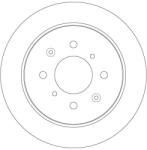 TRW DF6378 Féktárcsa (1db)