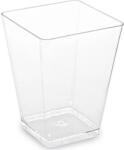 Wimex Fingerfood pohár panna cotta PS négyszögletes átlátszó 58x58x76mm 160ml - 20 db - Wimex (66381)
