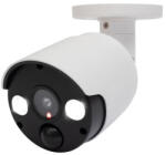 Somogyi Elektronic Kft SOMOGYI Home HSK 140 kültéri álkamera lámpával, élethű megjelenés, piros fény, dupla LED lámpa mozgás- és fényérzékelővel, elemes tápellátás (HSK 140)