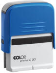 Colop Bélyegző C30 Colop kék ház/fekete párna (CO01373003) - mystock
