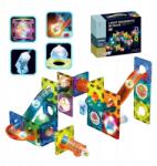 Woopie Mágneses építőkockák Woopie világító építőszett, 49 darabos (420)