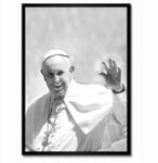 ZeSmakiem Poszter fekete keretben 50x70 Ferenc pápa (H10568Z_RAPL1H_50x70cm OR)