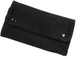 Angelo velúr bőr dohánytartó tárca 2 patenttal, fekete (A-861600)