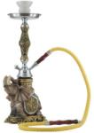 Atomic Elefánt Shisha 1 csöves vízipipa 40 cm - sárgaréz színű, dekoratív elefánt mintás (AT-0230403)