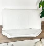  Pamut derékalj gumipántokkal, ovis fektetőre 130 x 56 cm - Fehér
