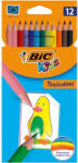 BIC Színes ceruza készlet, BIC KIDS "Tropicolors", 12 különböző szín (BC83256611) - tintasziget