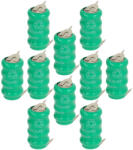 VHBW Gombelem Akkumulátor V40H - 40 mAh 4, 8 V NiMH - elektrohungary - 11 900 Ft