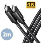 AXAGON USB-C 20Gbps, 100W, PD3 adatkábel (2m) (BUCM32-CM20AB) (27269)