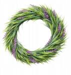 Vipolimex Levendula koszorú Pe 40 cm Zöld mohás virág rózsaszín levendula (7210)