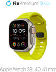 FixPremium - Curea Sport Silicone pentru Apple Watch (38, 40 & 41mm), tartrazine