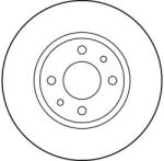 TRW DF2686 féktárcsa (1db)