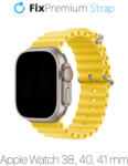 FixPremium - Curea Ocean Loop pentru Apple Watch (38, 40 & 41mm), galben