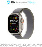 FixPremium - Curea Trail Loop pentru Apple Watch (42, 44, 45 & 49mm), gri