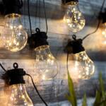 HI 8 db napelemes LED-es fényfüzér (493990)