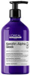L'Oréal Serie Expert Keratin Alpha Sleek szulfátmentes simitó sampon, 500 ml - hajvarazs