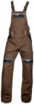 ARDON Pantaloni de lucru cu pieptar COOL TREND - Maro | 66 (H8961/66)