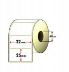 Neopak Hőcímke öntapadós 32x25mm Fehér 1000db Akril nyomtatóhoz (ETTERM32X2)