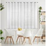EUROFIRANY Lucy voile függöny Fehér 350x150 cm