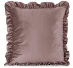 Eurofirany Brenda bársony párnahuzat Púder rózsaszín 45x45 cm