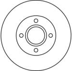 TRW DF4036 féktárcsa (1db)