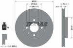 TEXTAR féktárcsa TEXTAR 92148903 for SUZUKI, OPEL, VAUXHALL (92148903)