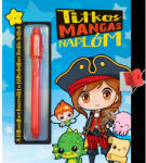  Titkos Mangás Naplóm Napló UV Lámpás 3 Db AG3/LR41 Gombelemmel Működő Tollal Játékos Feladatokkal Személyre Szabható Manga És Anime Rajongóknak Kreatív Ötletekhez És Mindennapi Jegyzeteléshez (AAD900)