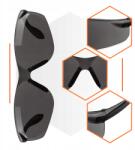 Polax Védőszemüveg sötétített polikarbonát orrpárna Polax (53-053)