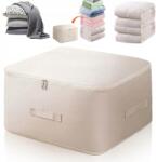  Összecsukható Ruhatároló Dobozok Paplan Ruhák Bézs 54X42X30CM (250402GW01-2Q)