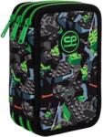 COOLPACK Háromrekeszes Iskolai Tolltartó Fiús Felszereléssel Cp Jumper 3 (F067823)