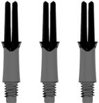 L-Style Straight átlátszó fekete forgó darts szárak Szár hossza: 13 mm