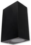 Masterled Lida 150x92 fekete szögletes oldalfali lámpa GU10-es foglalattal (3761)