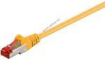Goobay CAT 6 patch kábel S/FTP 10m sárga CCA
