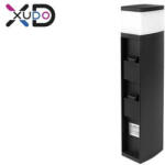 Masterled G9-es foglaltú fekete színű kerti 40 cm-es álló lámpa 2 aljzattal (5637)