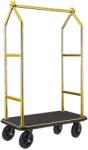 WAS Carucior Bagaje Voyager Gold - 112x65xH190 cm - Titanium Gold & Mocheta Neagra (2231005)
