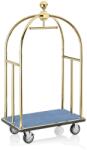 WAS Carucior Bagaje Unity Gold - 112x60xH185 cm - Titanium Gold & Mocheta albastra (2242001)