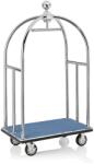 WAS Carucior Bagaje Unity 112x60xH185 cm - Inox Lucios & Mocheta Albastra (4442001)