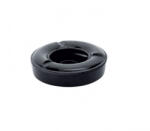 WAS Set 6 Scrumiere Melamina Negre - Diametru 12.5 cm - Rezistente (1118125) Scrumiera