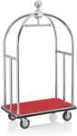 WAS Carucior Bagaje Unity 112x60xH185 cm - Inox Lucios & Mocheta Rosie (4442000)