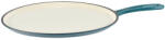 Perfect Home Zománcozott öntöttvas serpenyő / palacsintasütő 28 cm, türkizkék (17821)