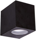 STRÜHM Gamp D 80x68 mm fekete oldalfali lámpa GU-10-es foglalattal (4007)