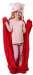 Carbotex Peppa Malac 3D Coral fleece takaró 110x140cm vastag puha prémium anyagból