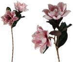  Művirágok, Műanyag 400 Mm-Es Magnólia, Rózsaszín