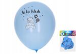 Wiky 5 db-os kék felfújható lufi készlet, 30 cm fiús bulikra, ideális